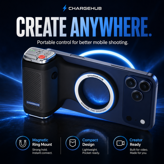 ChargeHub one-tap camera wake-up wireless shutter remote for iPhone, view 2