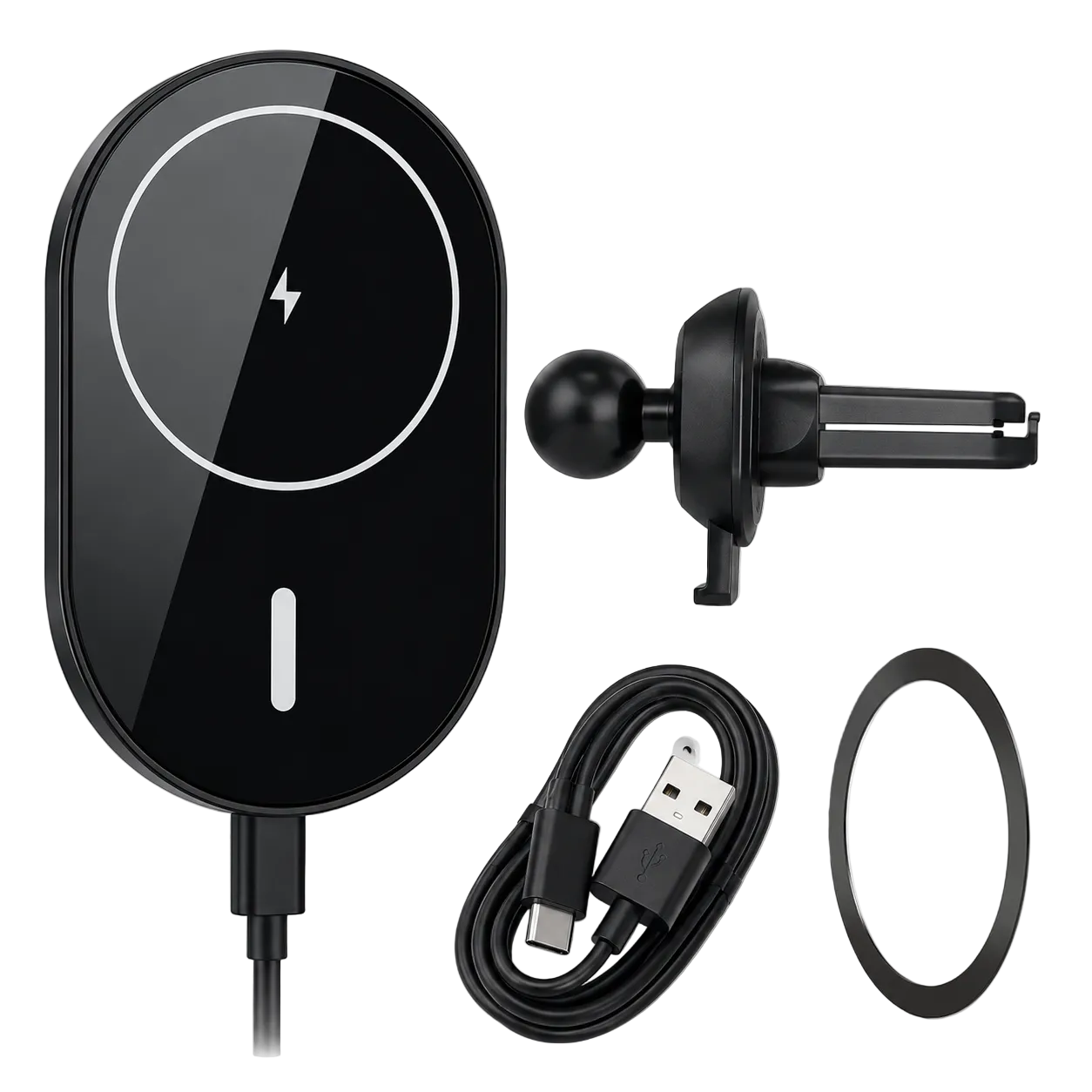 ChargeHub 15W magnetic wireless car charger for iPhone with strong magnetic hold