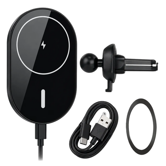 ChargeHub 15W magnetic wireless car charger for iPhone with strong magnetic hold