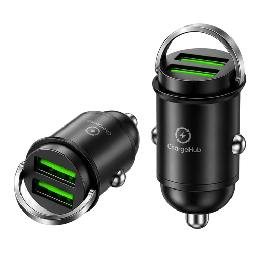 ChargeHub 200W dual-USB high-power car charger for 12V to 36V vehicles